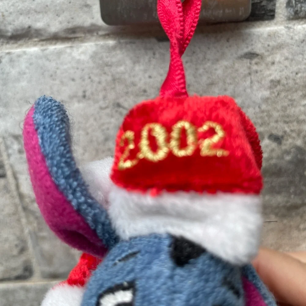 ❤️ DISNEY STORE 2002 EEYORE DRUMMER BOY STUFFED ORNAMENT